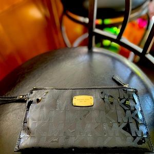 Black Michael Kors Wristlet..